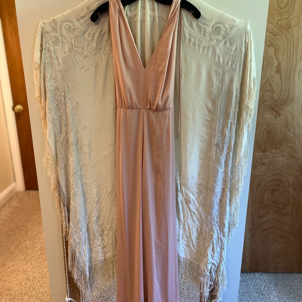Never worn, tags on, BCBGMaxAzria Blush Jump Suit!